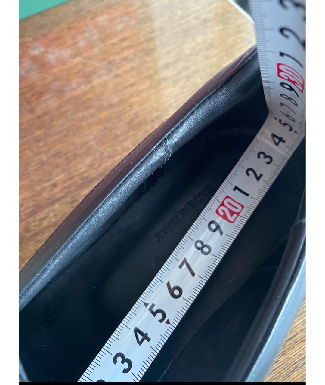 PESERICO Черные кожаные лоферы, фото 4