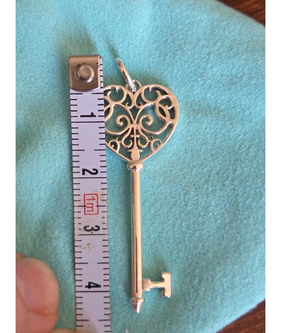 TIFFANY&CO Серебрянный серебряный кулон, фото 4