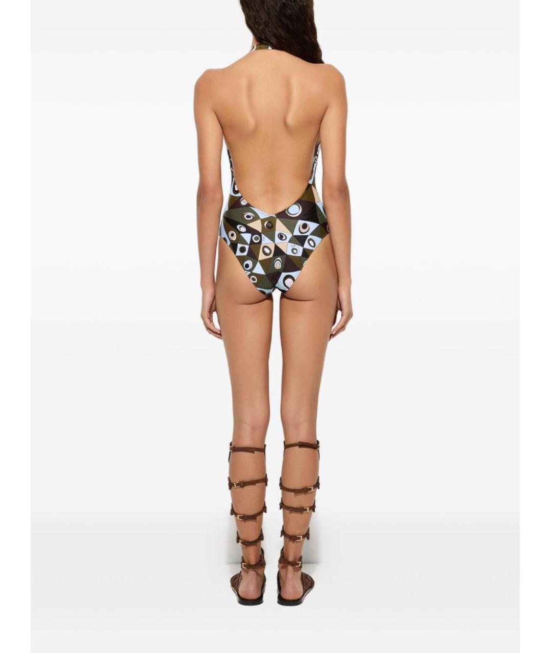 PUCCI Синий полиамидовый купальник, фото 2