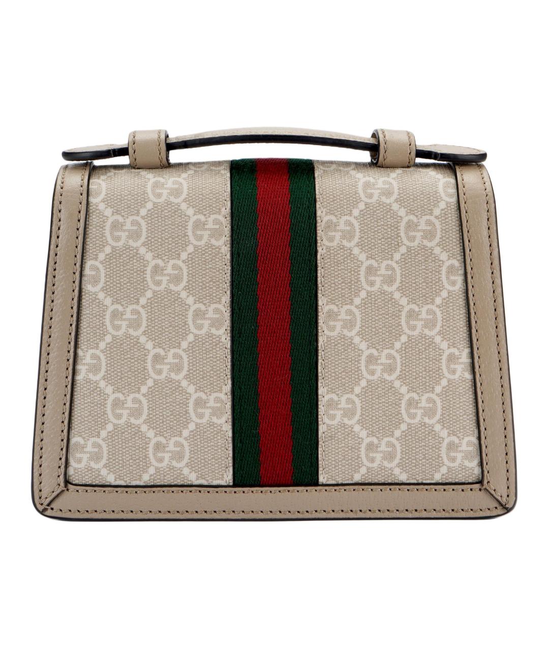 GUCCI Бежевая сумка с короткими ручками, фото 3