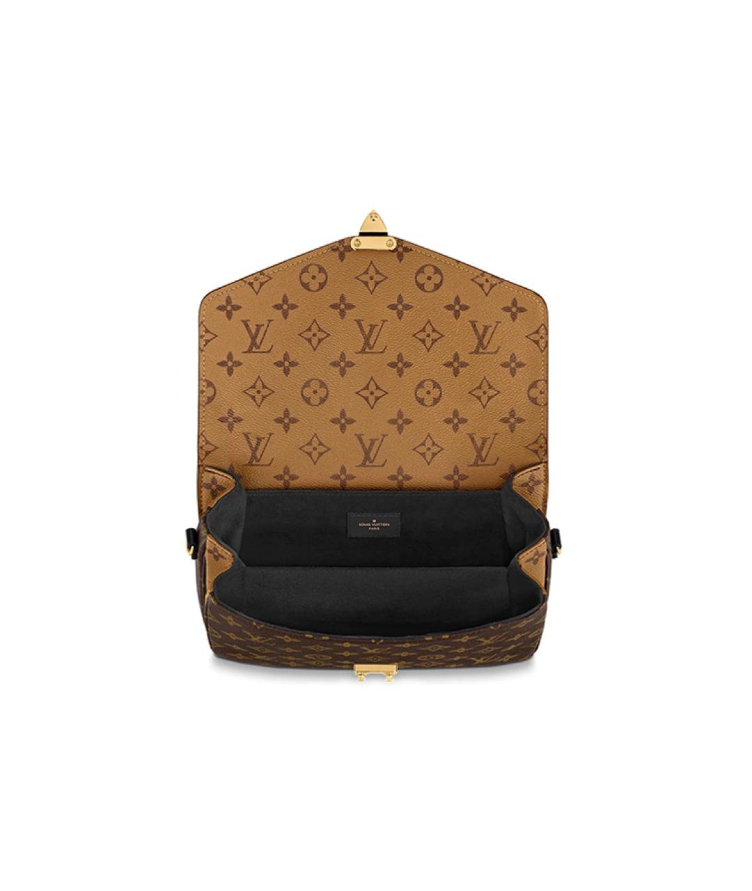 LOUIS VUITTON Коричневая сумка с короткими ручками, фото 4