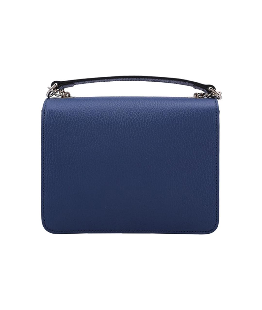 GUCCI Синяя кожаная сумка через плечо, фото 4