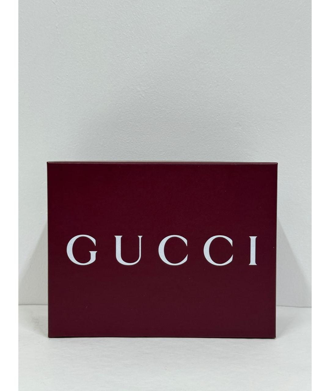 GUCCI Черная кожаная сумка через плечо, фото 6