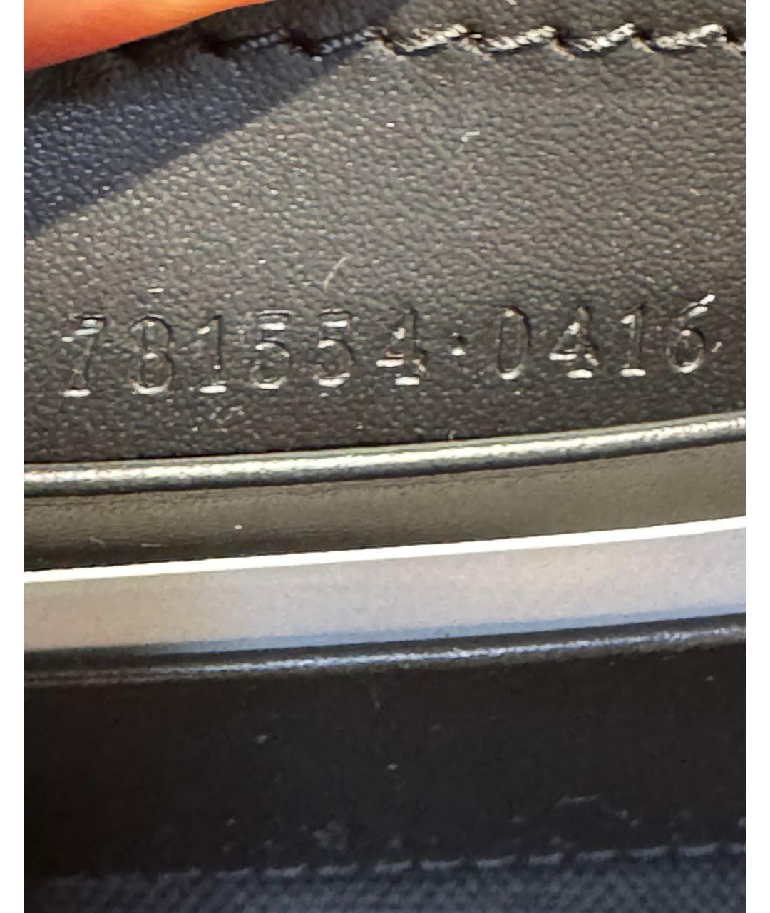 GUCCI Черная кожаная сумка через плечо, фото 7