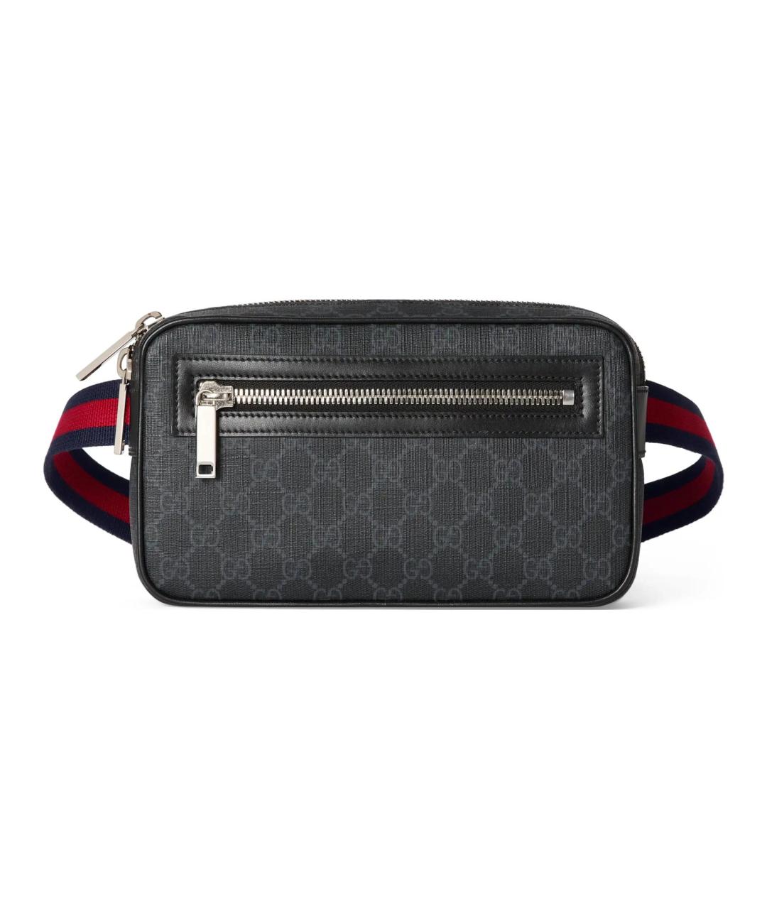 GUCCI Черная поясная сумка, фото 1