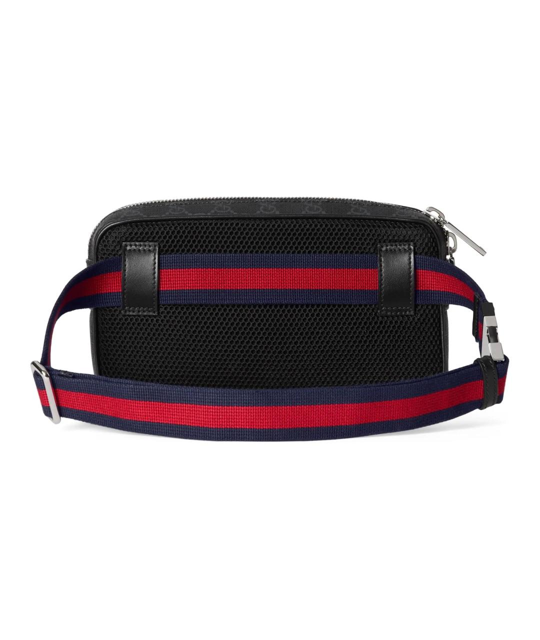 GUCCI Черная поясная сумка, фото 5