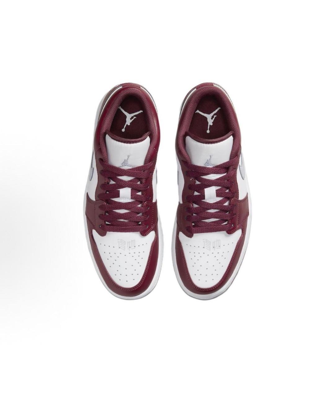 JORDAN Бирюзовые кожаные низкие кроссовки / кеды, фото 3