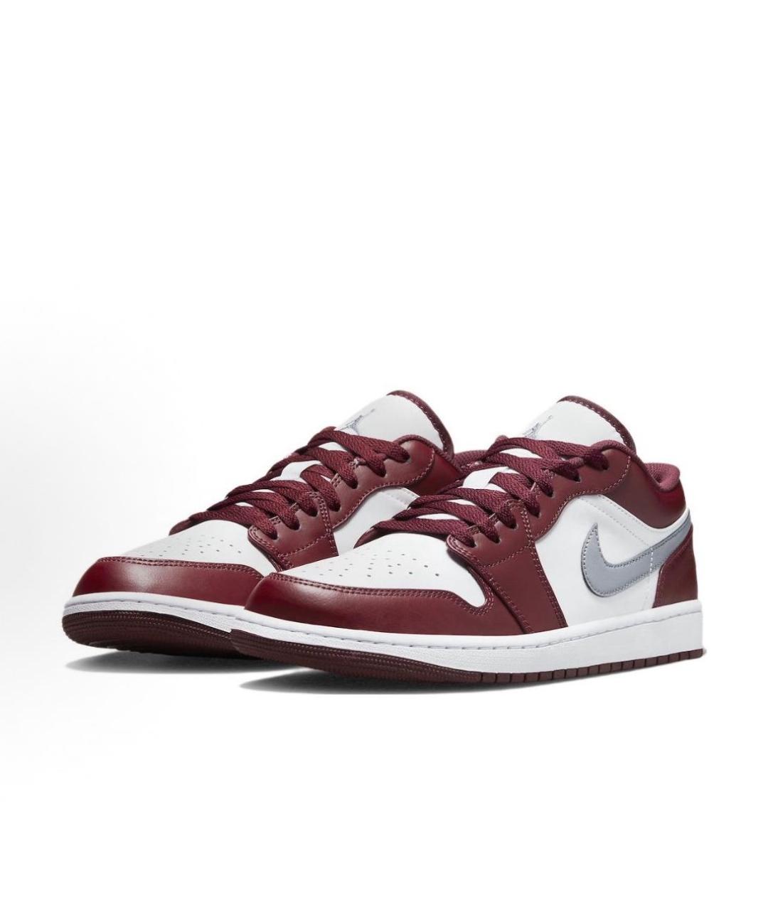 JORDAN Бирюзовые кожаные низкие кроссовки / кеды, фото 2