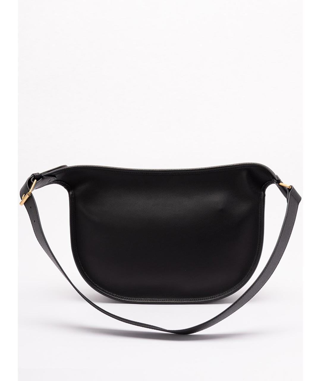 VALENTINO Черная кожаная поясная сумка, фото 2