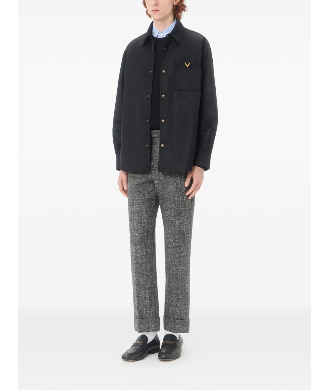 VALENTINO Черный шерстяной джемпер / свитер, фото 2