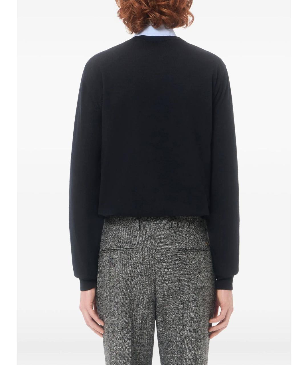 VALENTINO Черный шерстяной джемпер / свитер, фото 5