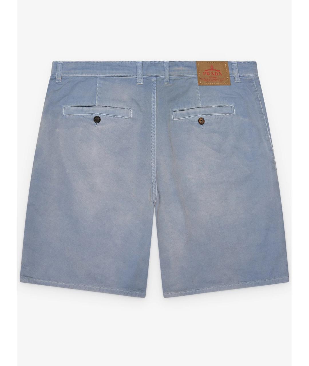 PRADA Голубые шорты, фото 2
