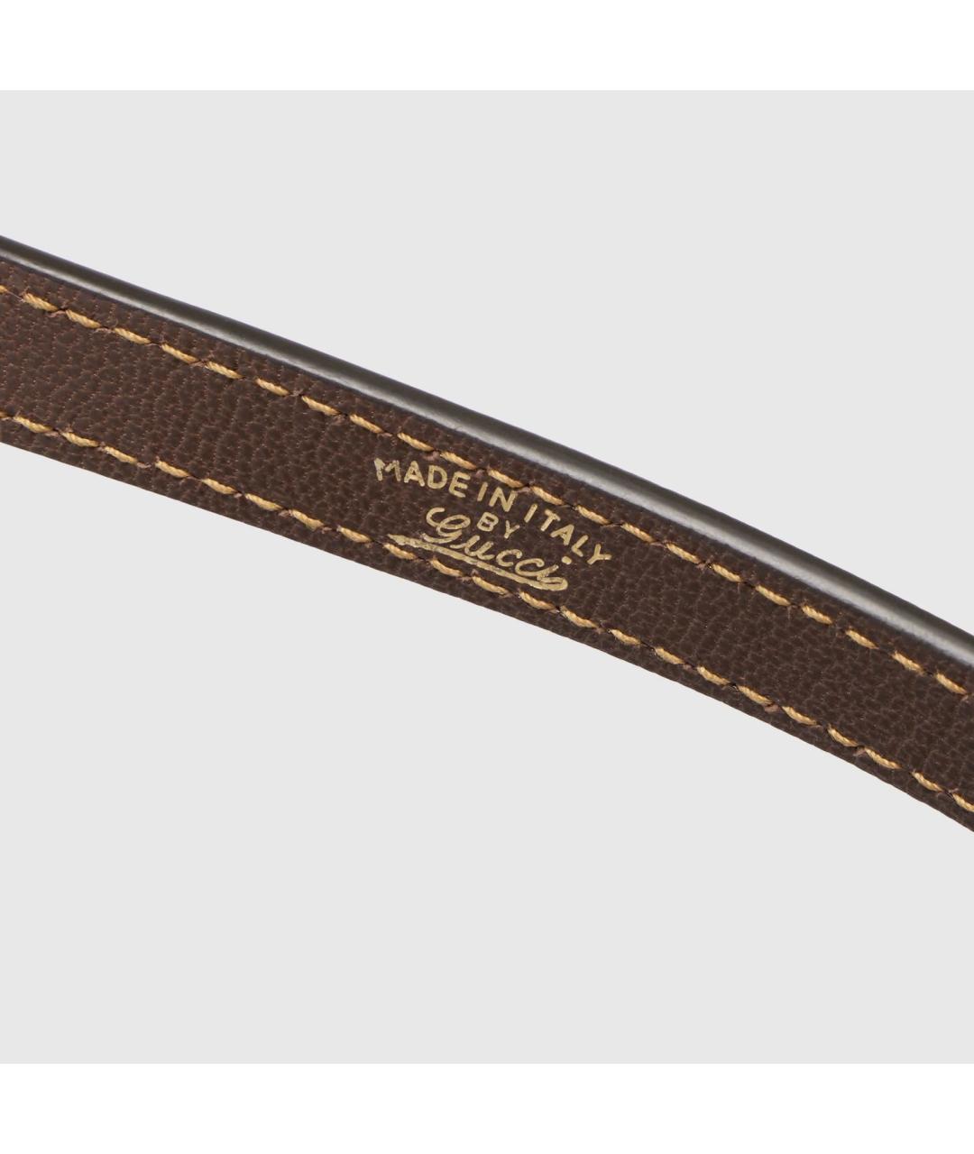 GUCCI Бежевая тканевая сумка через плечо, фото 5