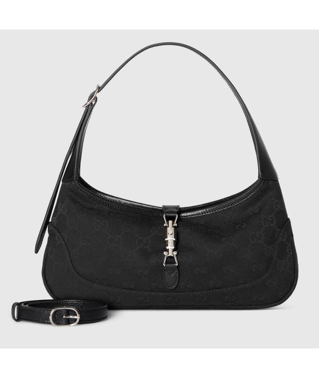 GUCCI Черная тканевая сумка через плечо, фото 4