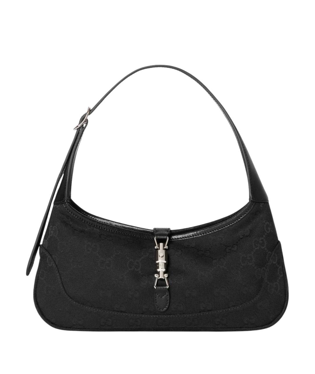 GUCCI Черная тканевая сумка через плечо, фото 1