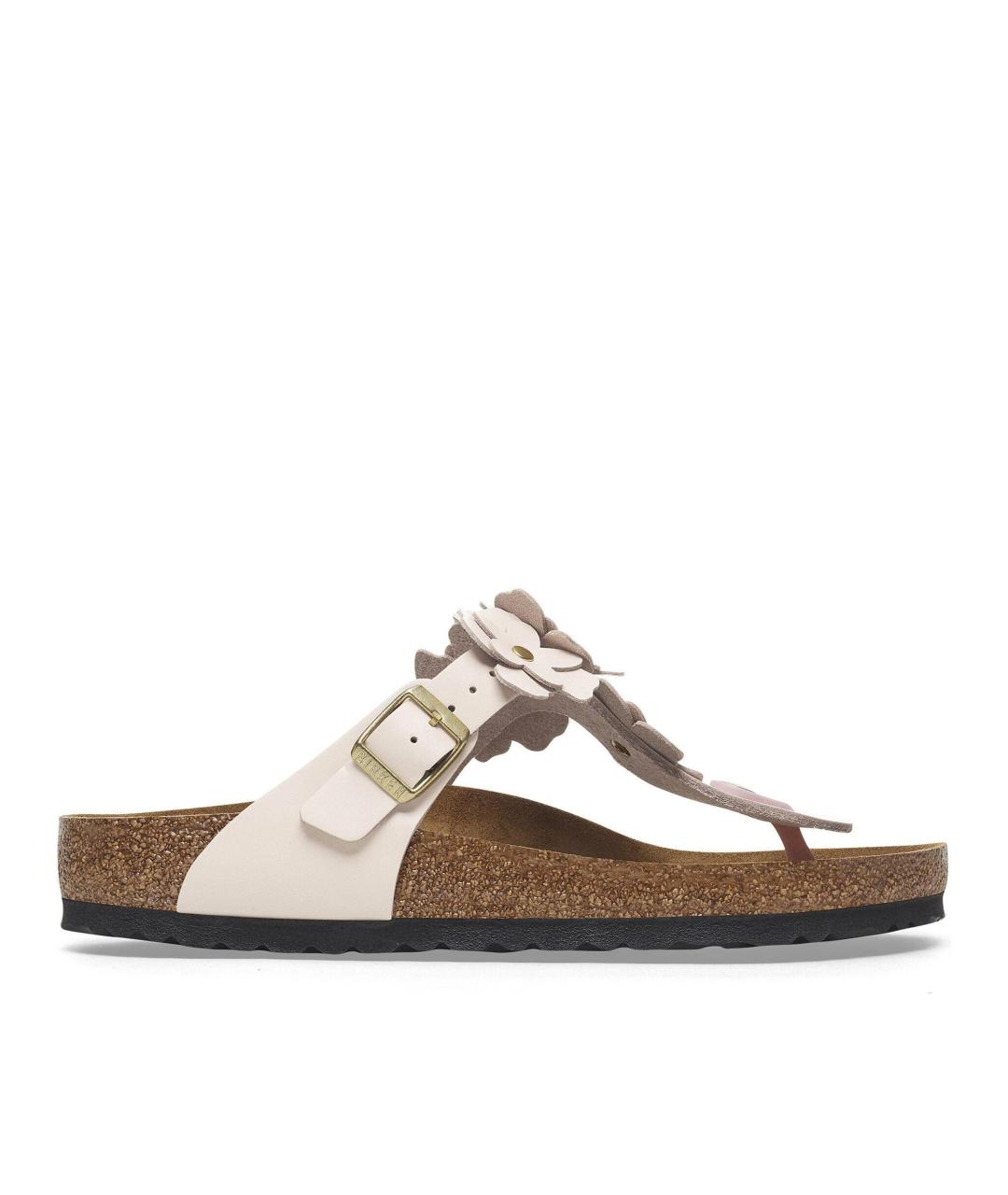 BIRKENSTOCK Розовые кожаные сандалии, фото 1