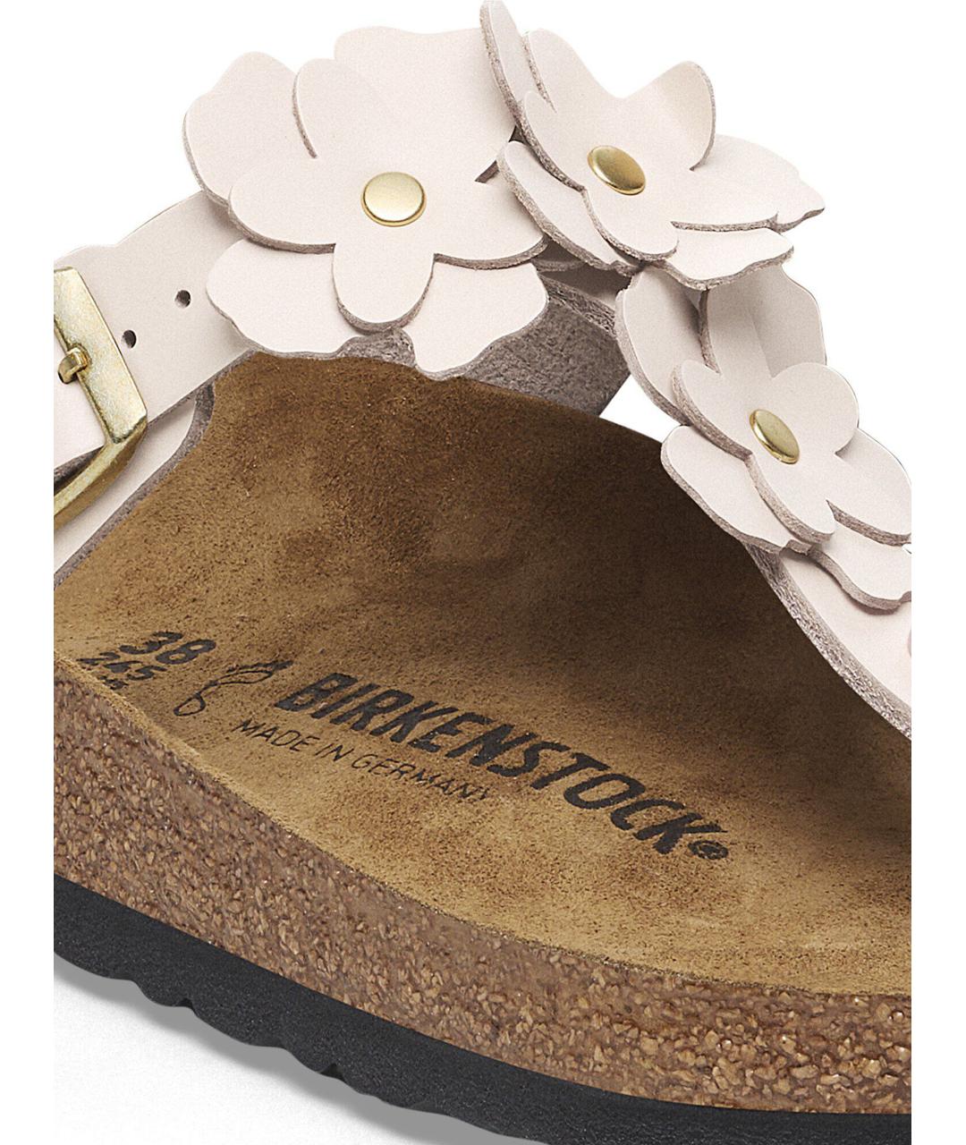 BIRKENSTOCK Розовые кожаные сандалии, фото 5