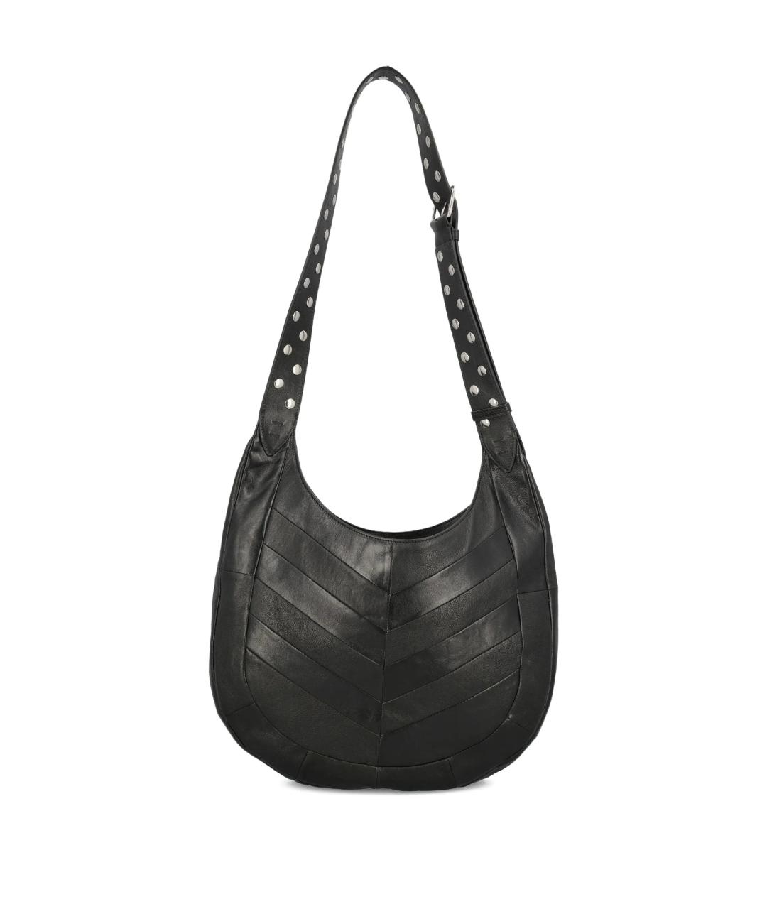 VALENTINO Черная кожаная сумка через плечо, фото 2