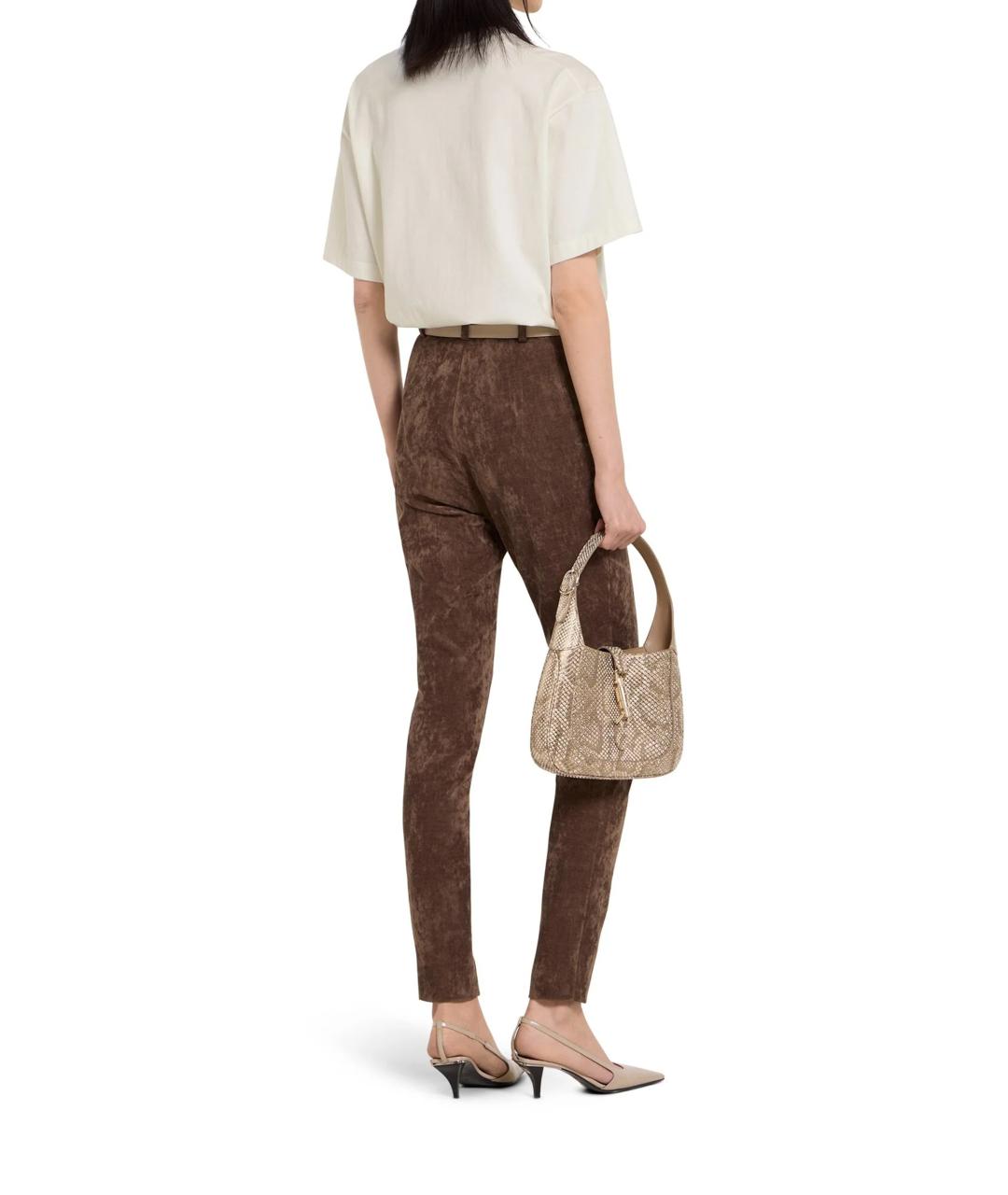 GUCCI Белая хлопковая футболка, фото 4