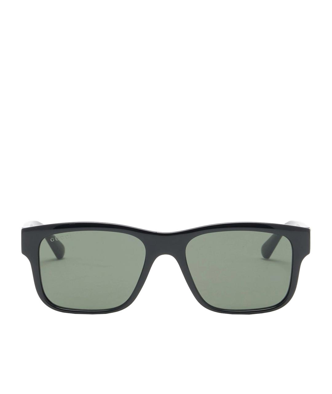 GUCCI Черные пластиковые солнцезащитные очки, фото 1
