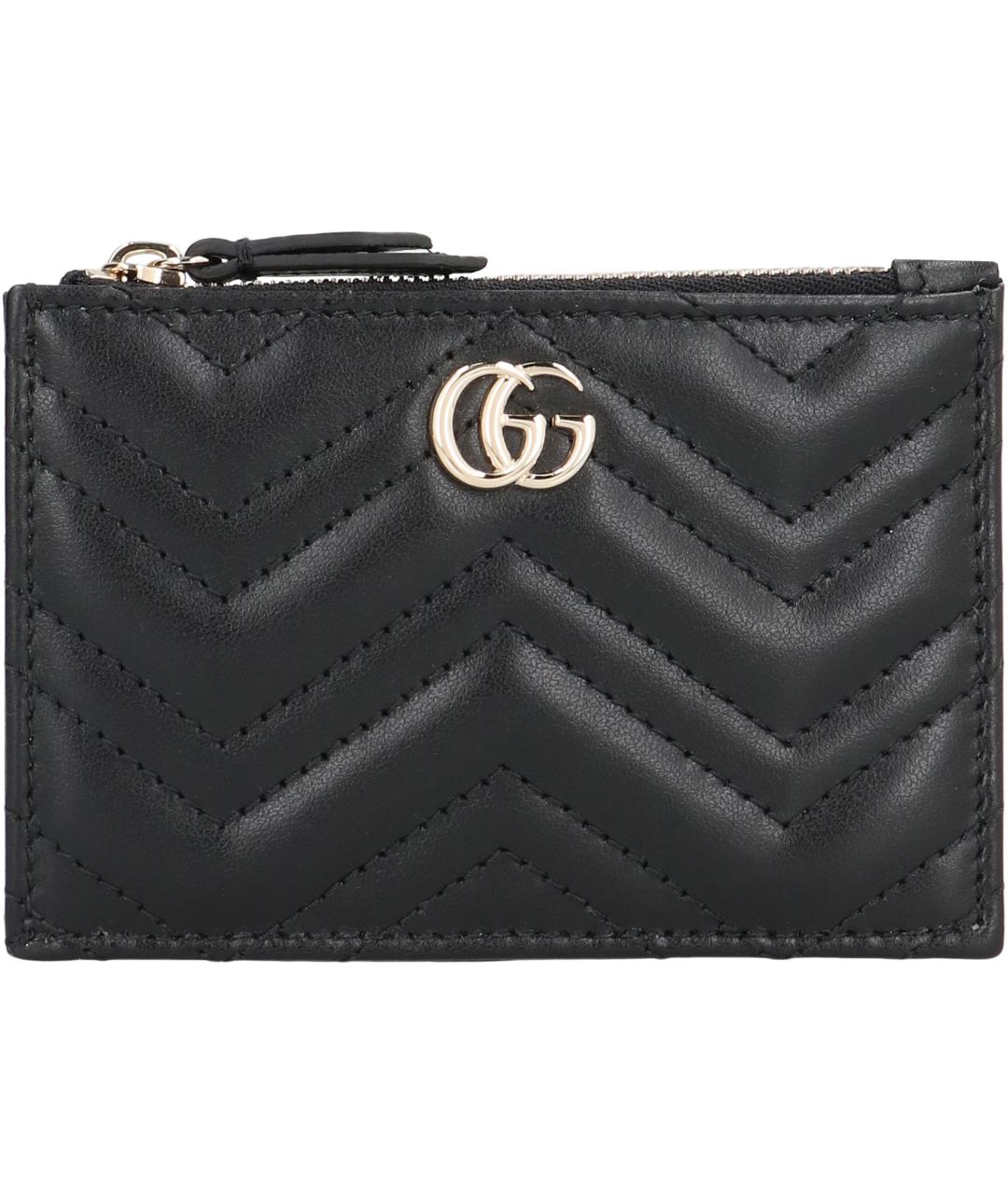 GUCCI Черный кожаный кошелек, фото 2