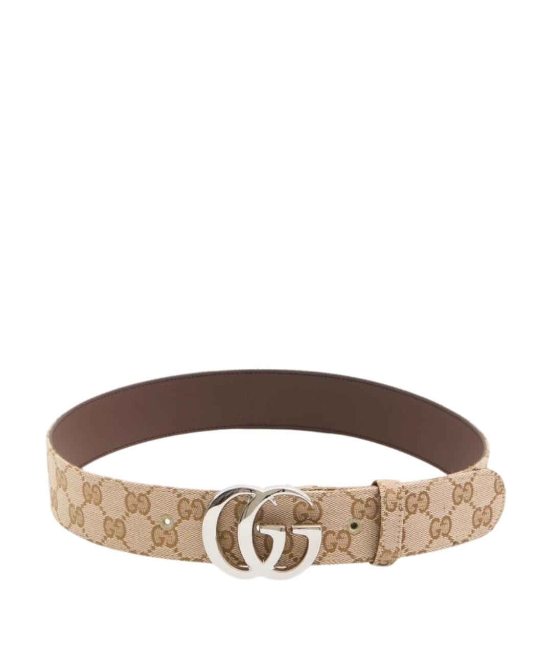 GUCCI Бежевый ремень, фото 1