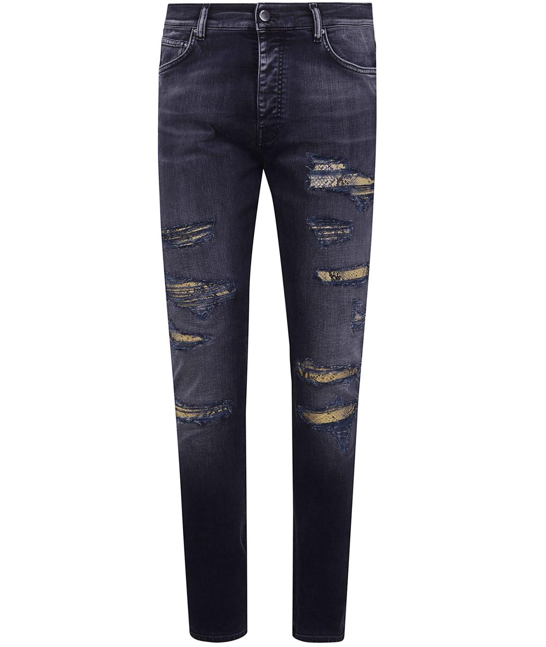 AMIRI Мульти хлопковые джинсы скинни, фото 3