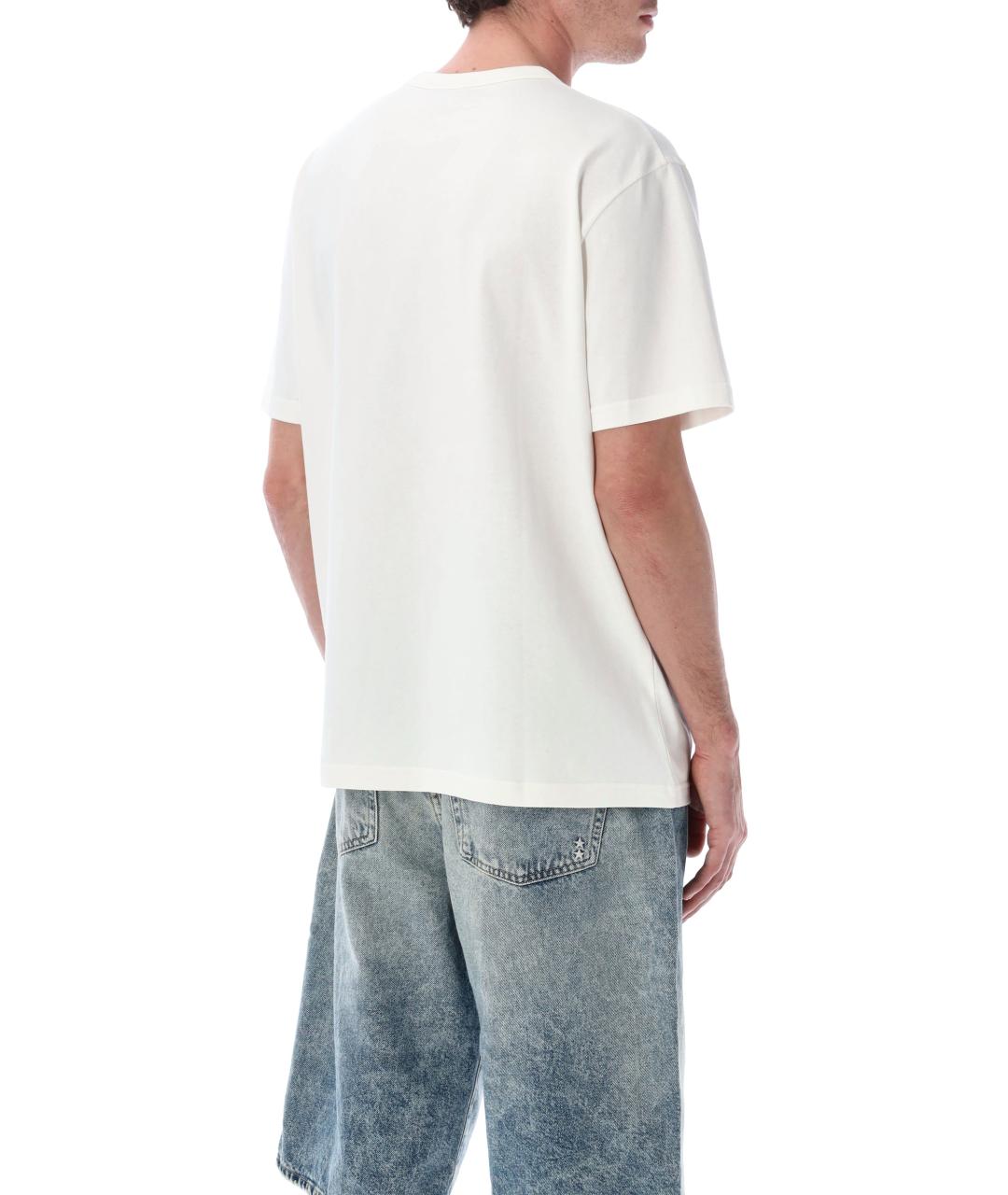 A.P.C. Белая хлопковая футболка, фото 2