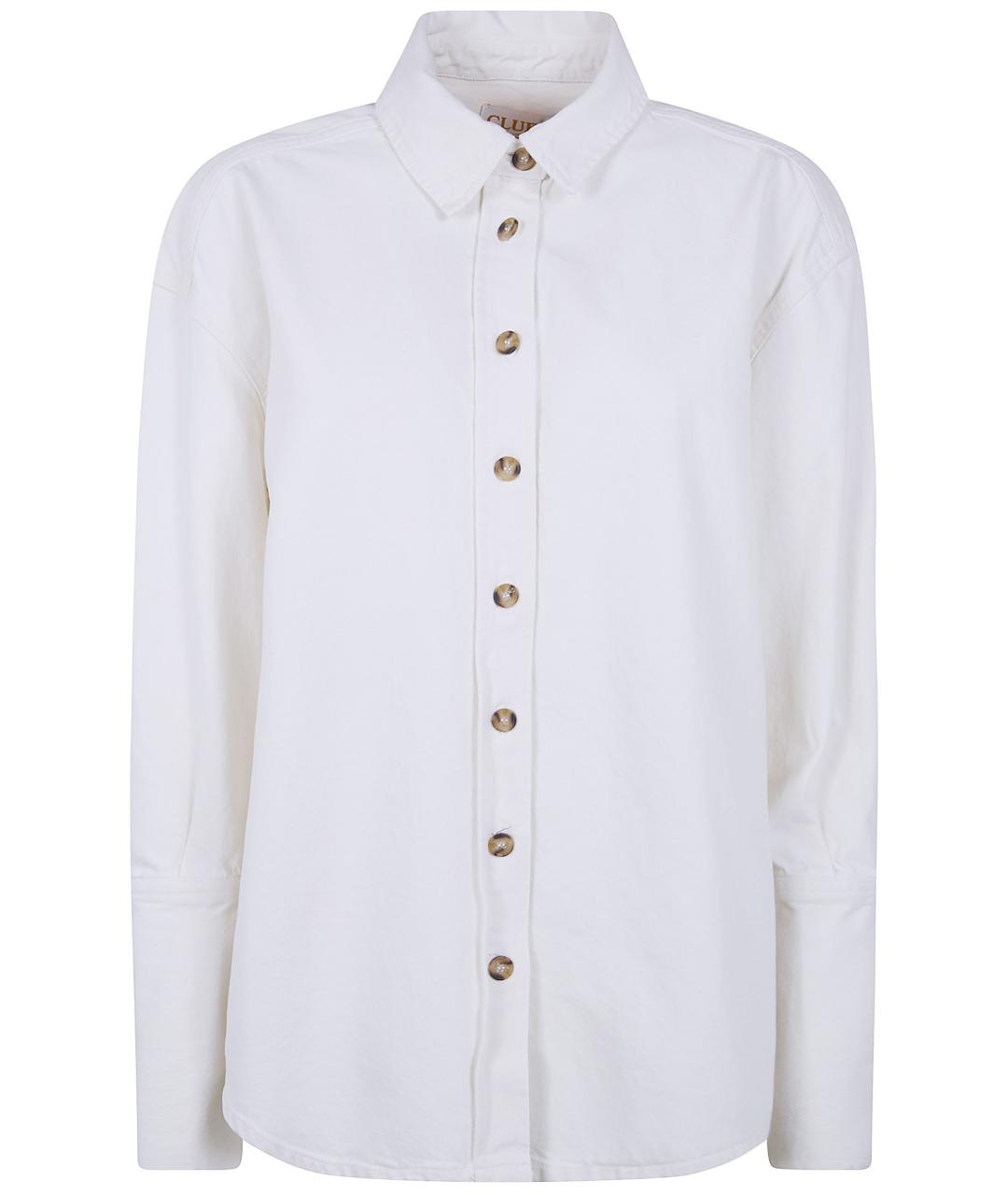 LOIS JEANS Белая хлопковая рубашка, фото 1