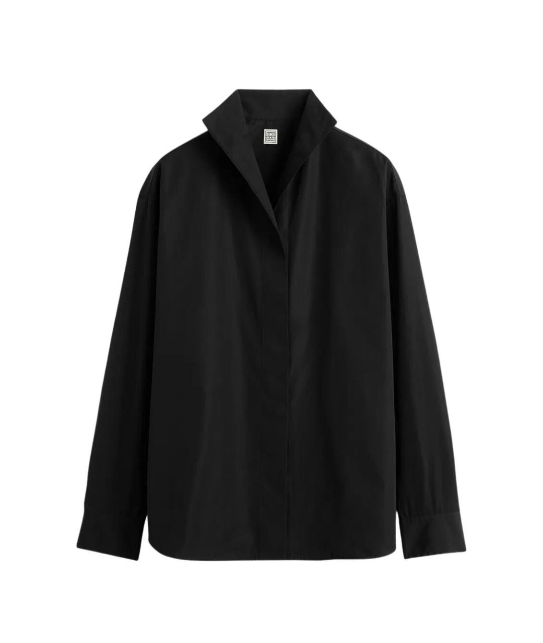 TOTEME Черная хлопковая рубашка, фото 1