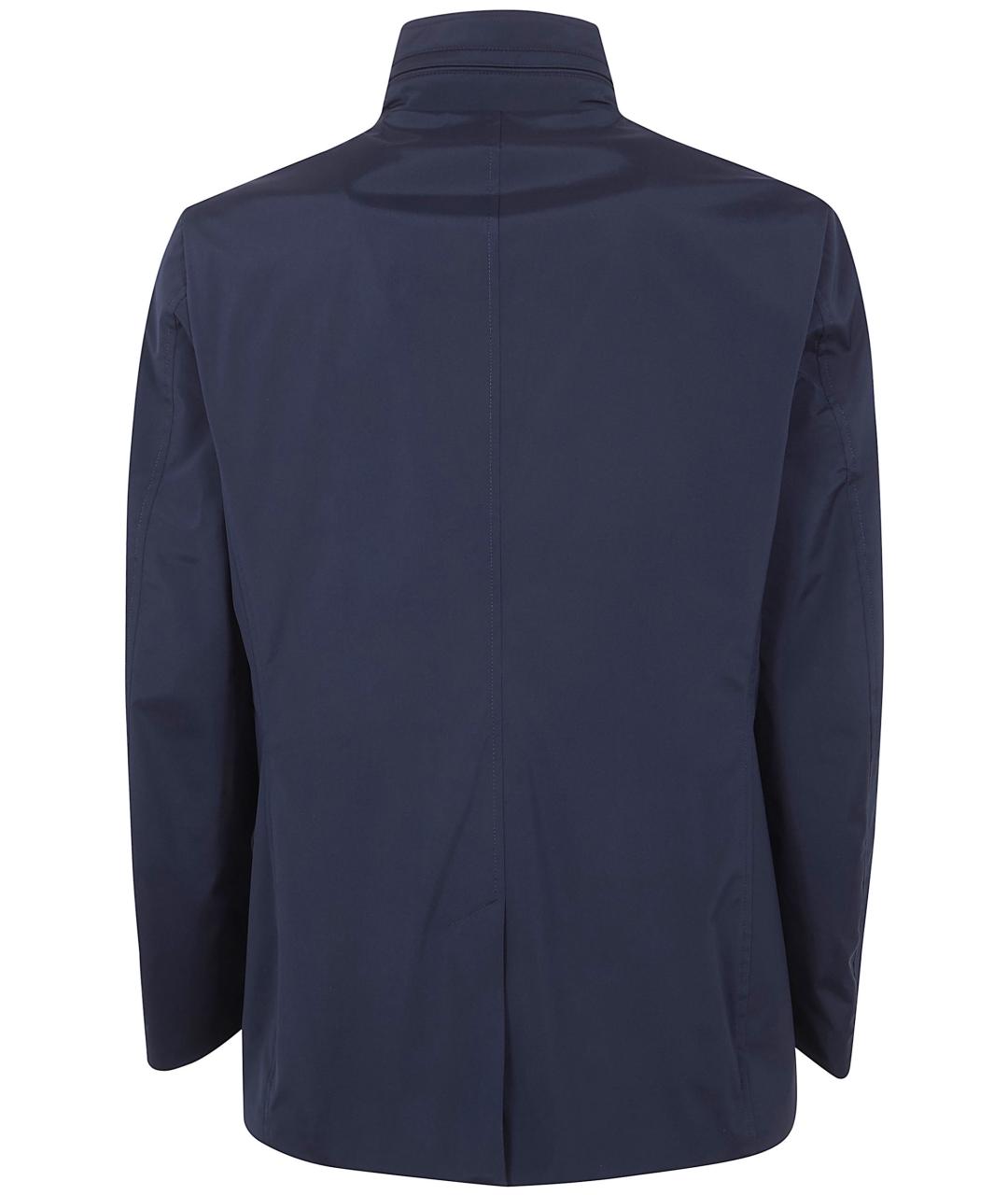 MOORER Синяя полиамидовая куртка, фото 2