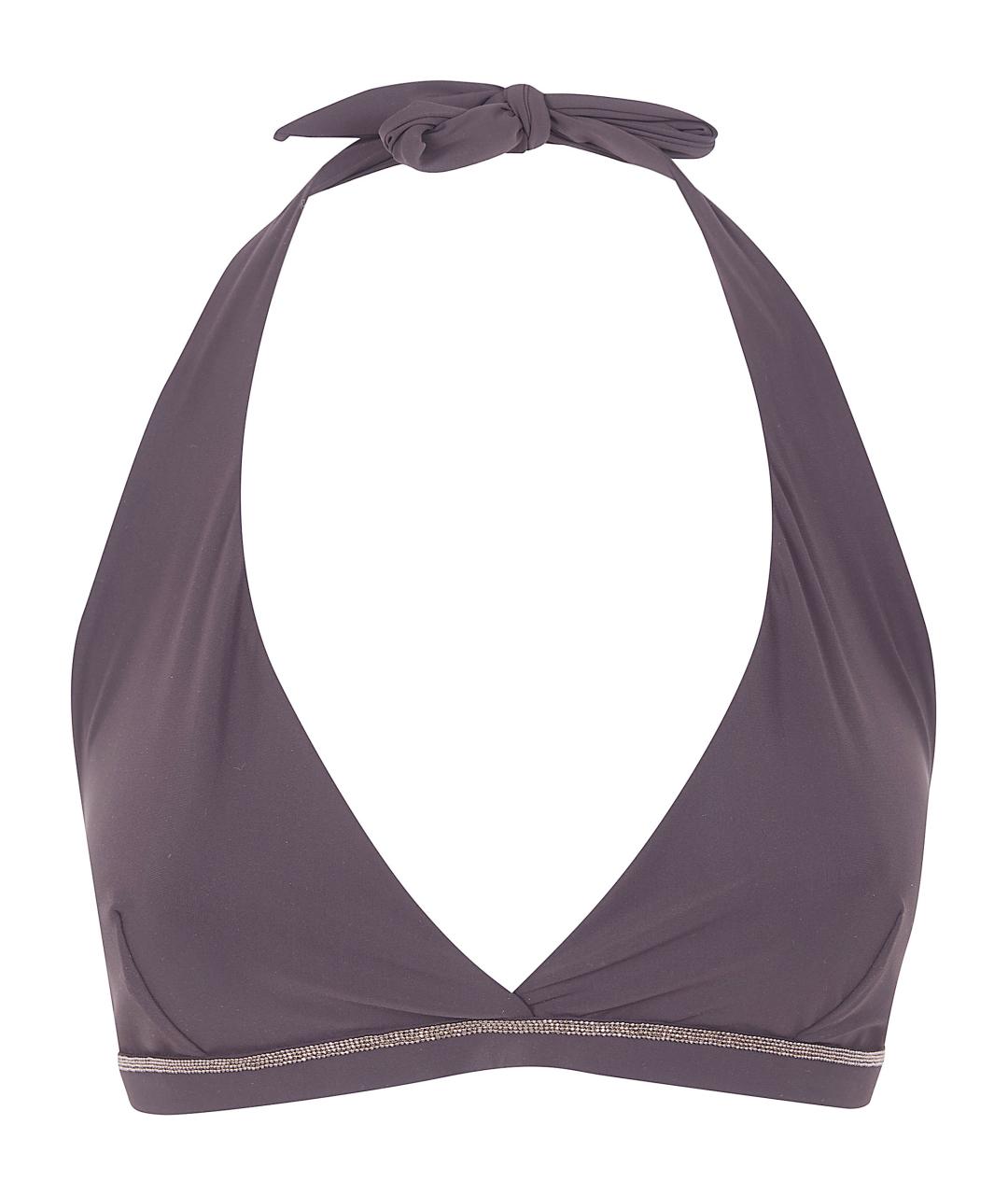 BRUNELLO CUCINELLI Коричневый полиамидовый купальник, фото 1