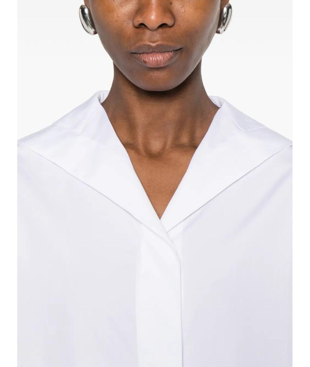 TOTEME Белая хлопковая рубашка, фото 5