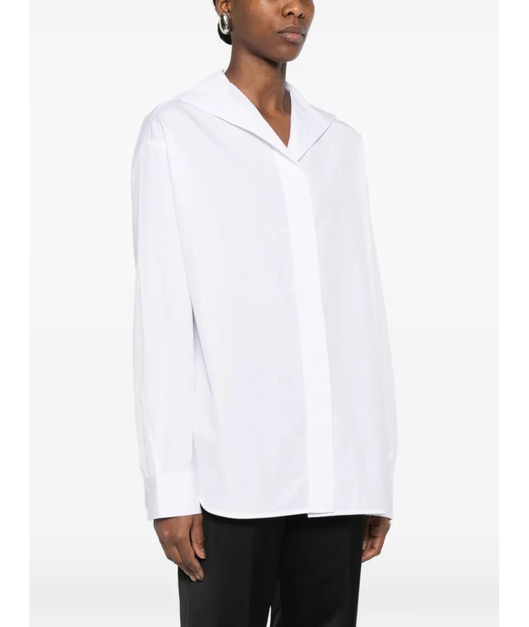 TOTEME Белая хлопковая рубашка, фото 3