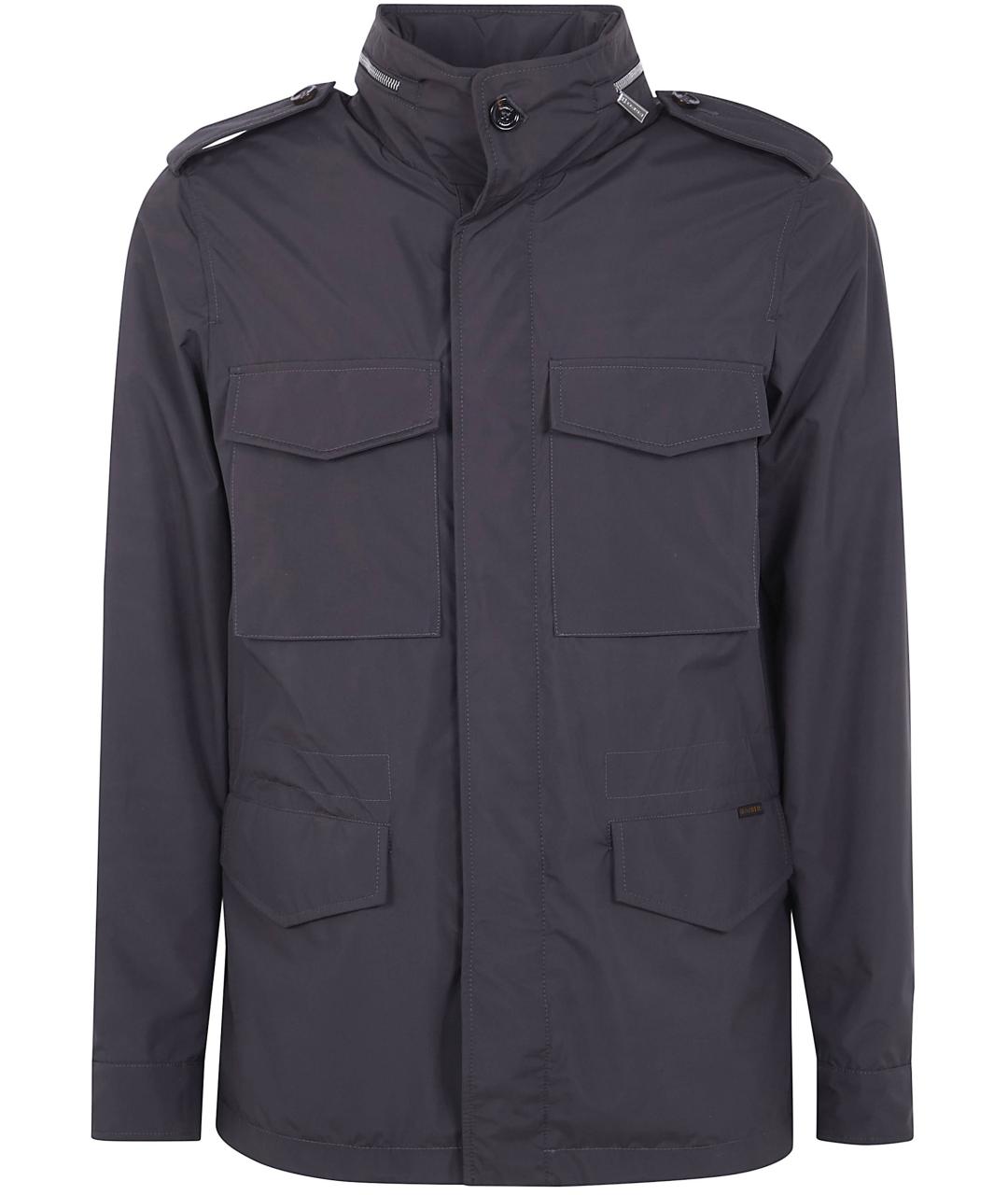 MOORER Коричневая полиэстеровая куртка, фото 5