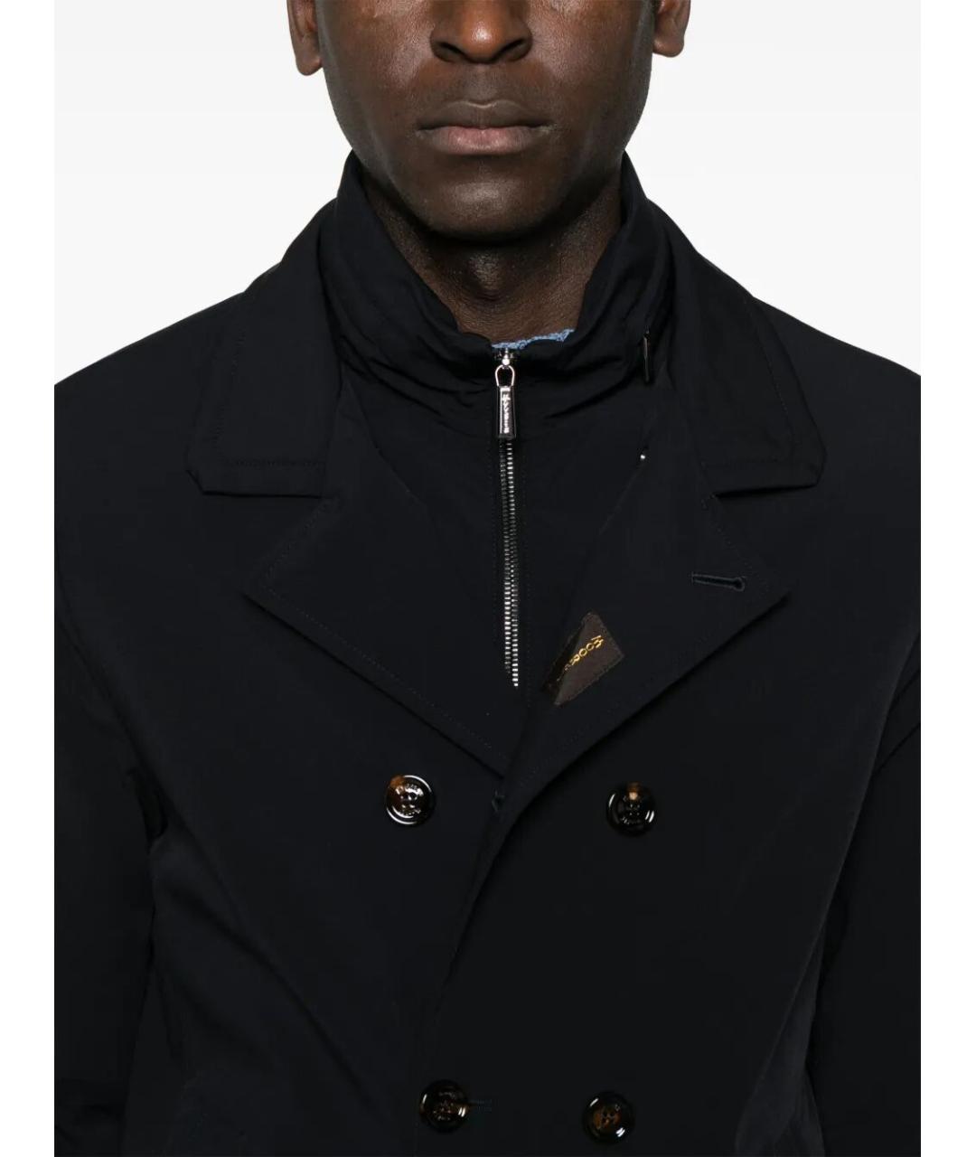 MOORER Темно-синяя полиамидовая куртка, фото 5