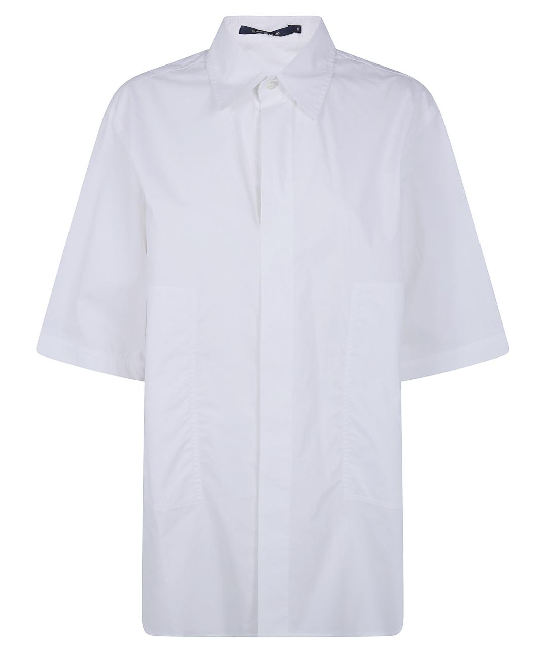 SOFIE D HOORE Белая хлопковая рубашка, фото 1