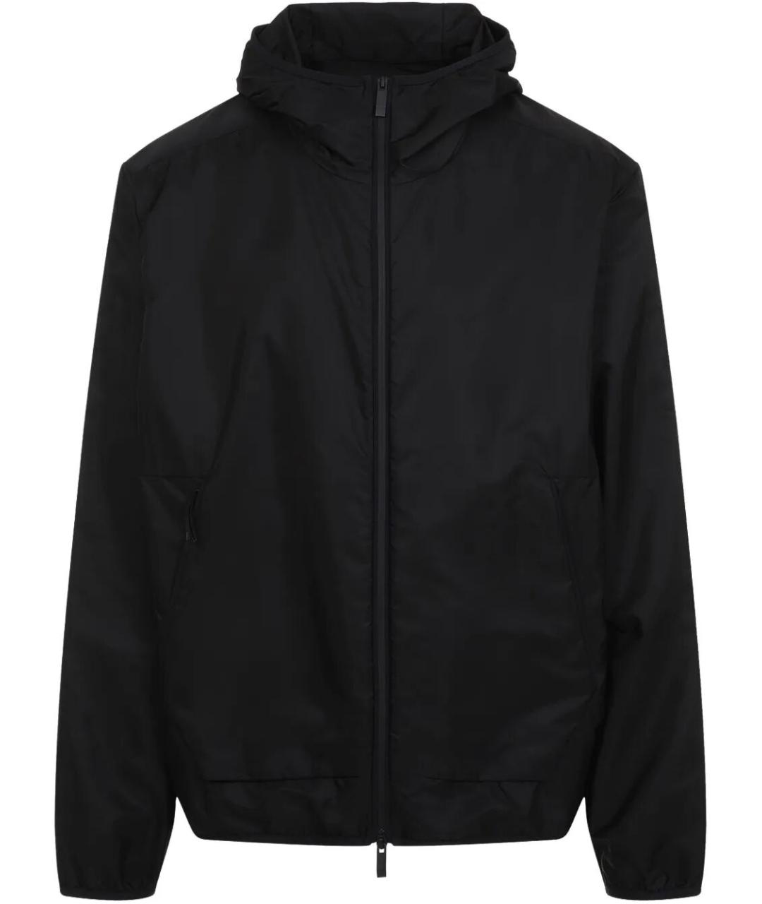 MONCLER Черная полиамидовая куртка, фото 1