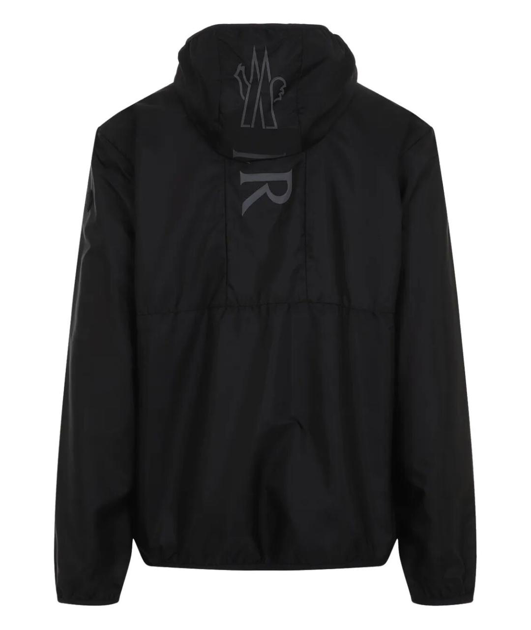 MONCLER Черная полиамидовая куртка, фото 2