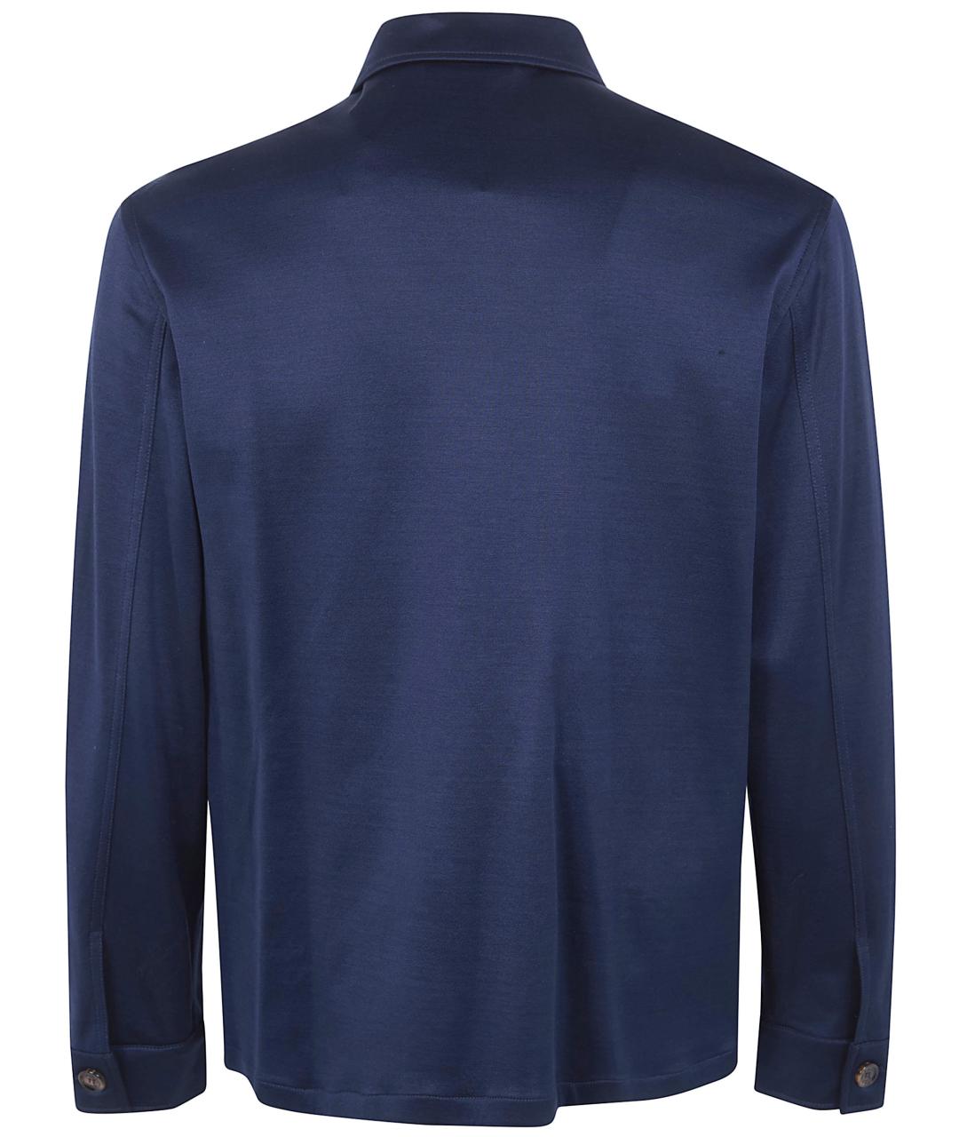 MOORER Синяя хлопковая куртка, фото 2