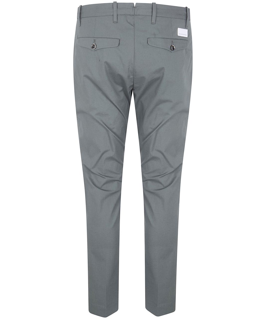 NINE IN THE MORNING Зеленые хлопковые повседневные брюки, фото 2