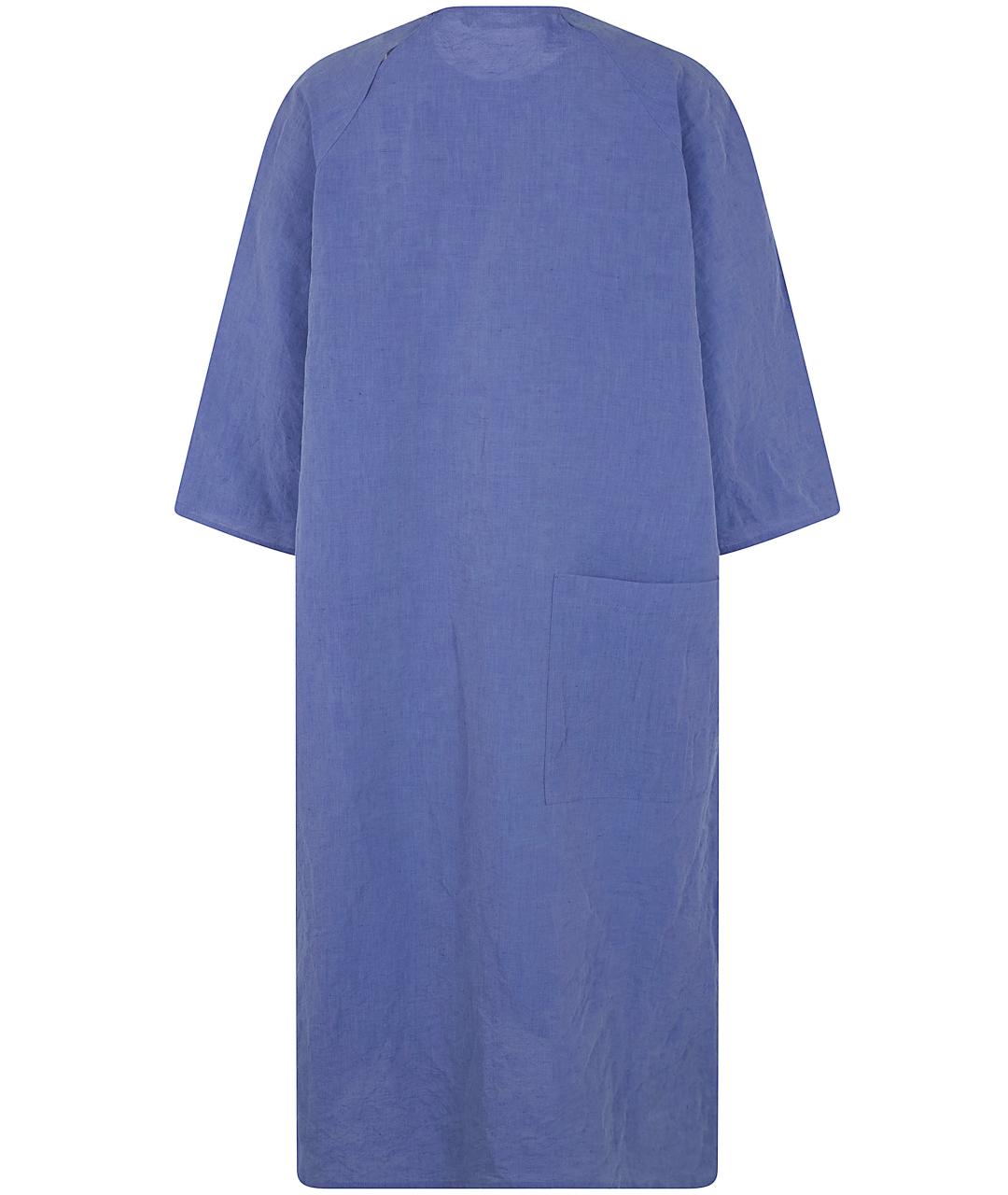 SOFIE D HOORE Синее хлопковое повседневное платье, фото 2