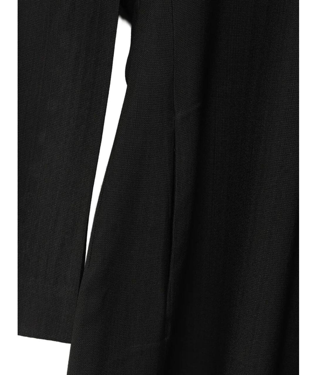 PHOEBE PHILO Черное шелковое повседневное платье, фото 4