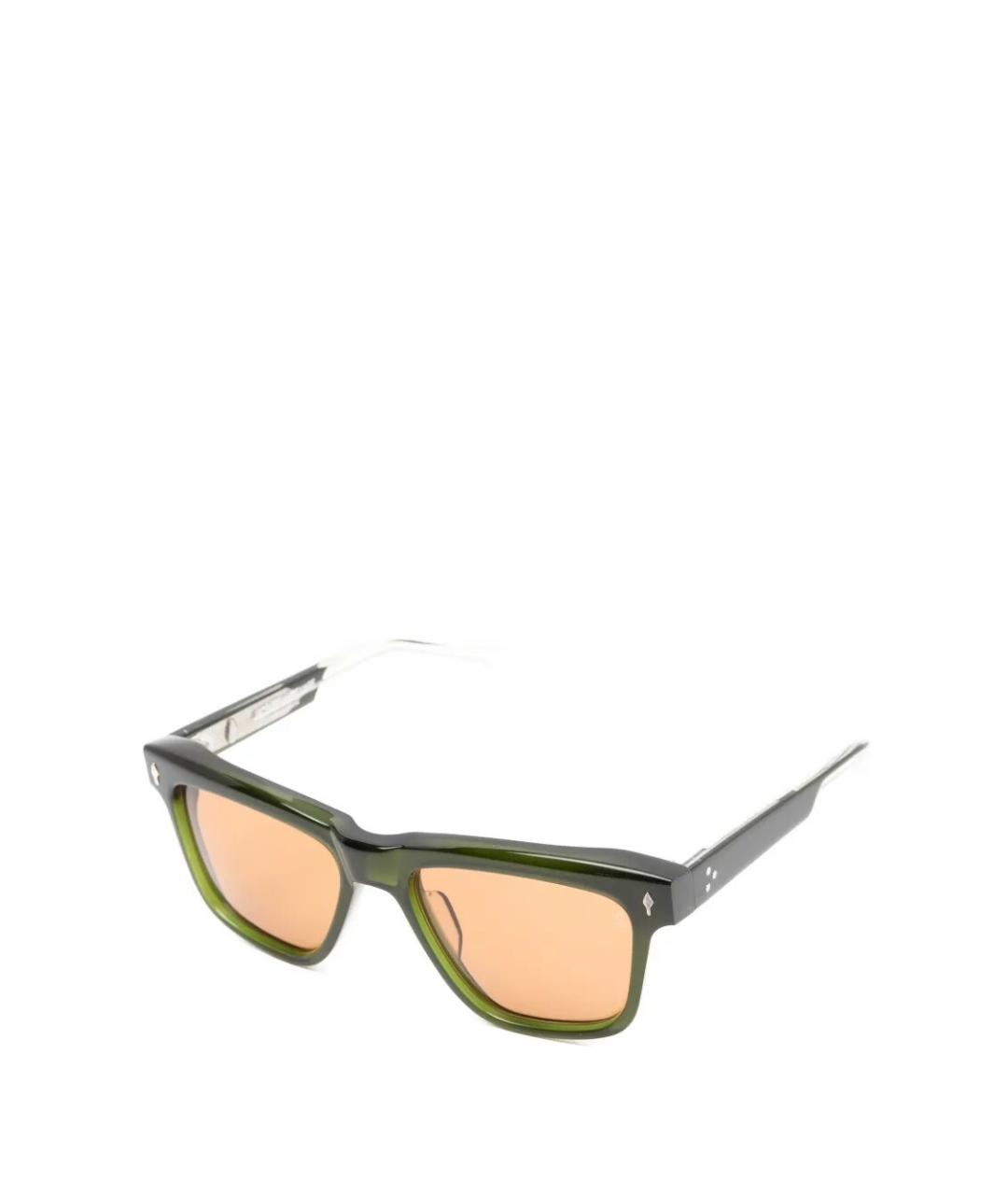 JACQUES MARIE MAGE Коричневые солнцезащитные очки, фото 2