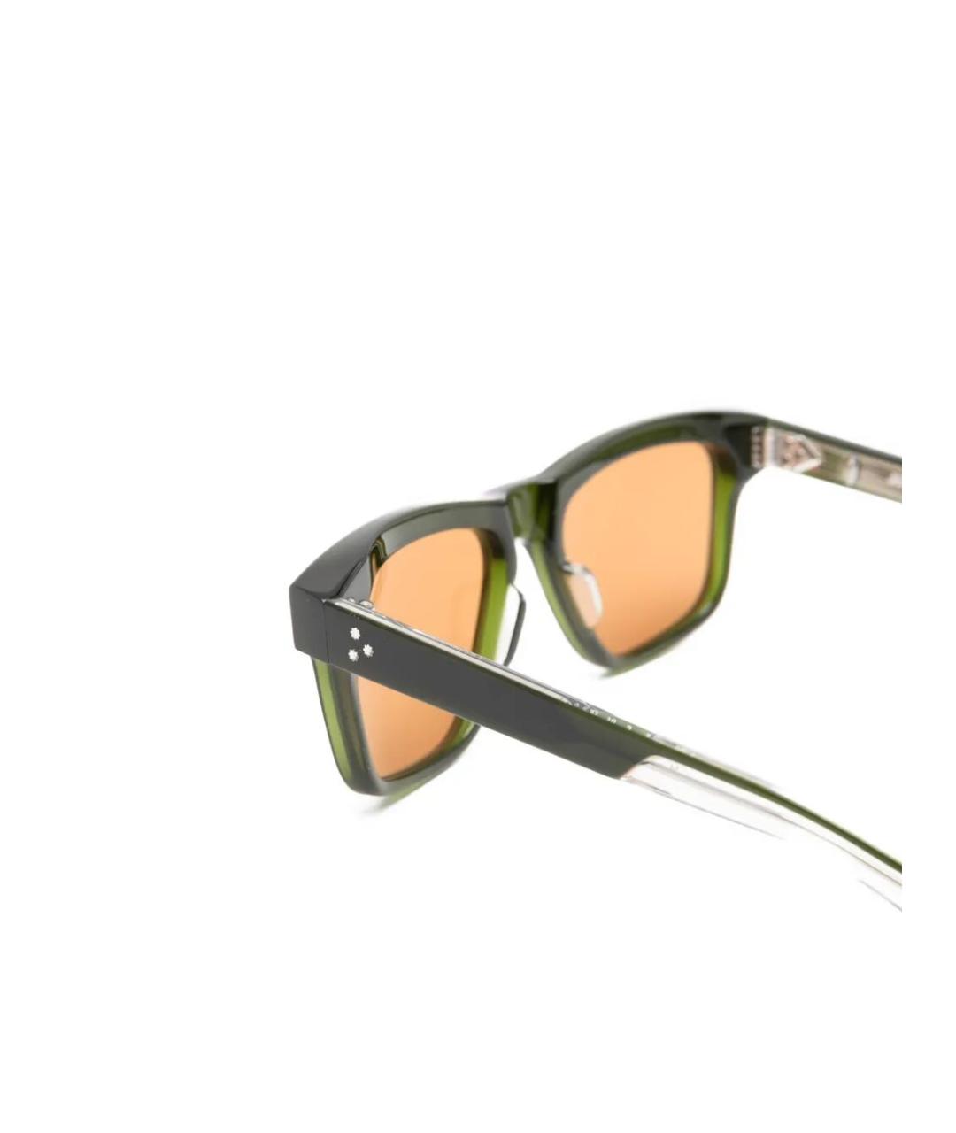 JACQUES MARIE MAGE Коричневые солнцезащитные очки, фото 3