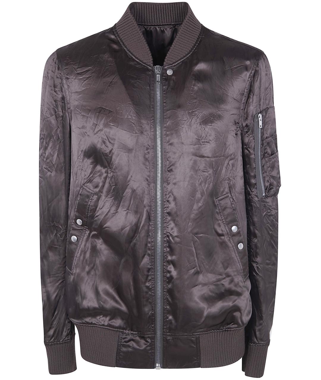 RICK OWENS Серая вискозная куртка, фото 1