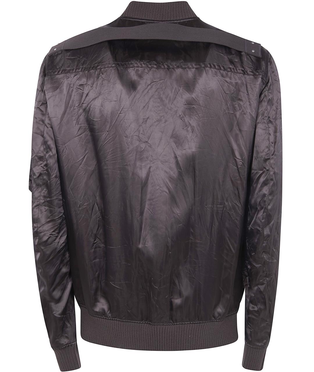 RICK OWENS Серая вискозная куртка, фото 2