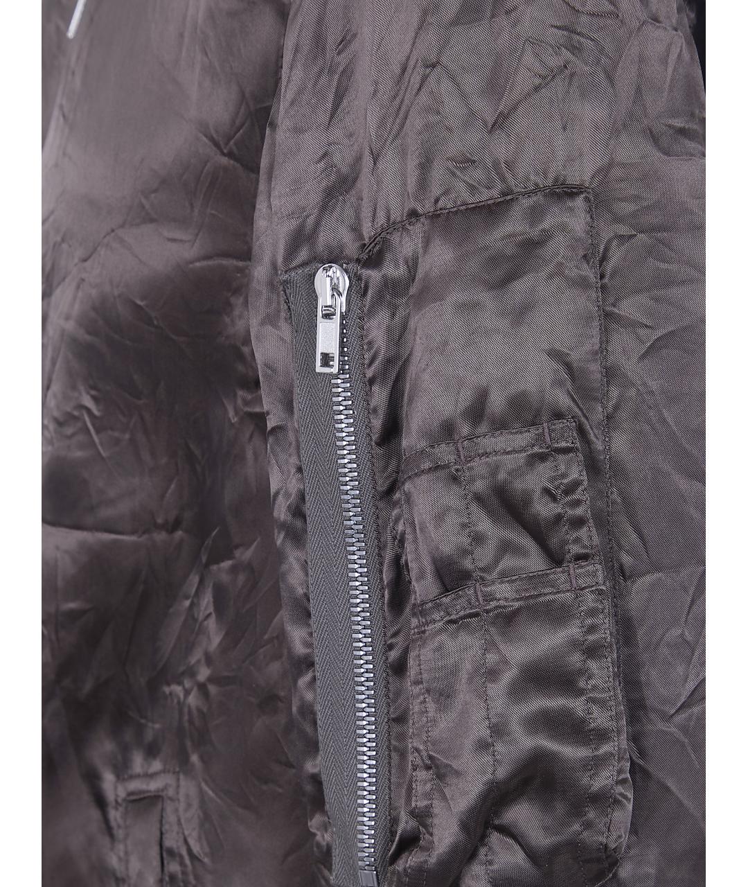 RICK OWENS Серая вискозная куртка, фото 3