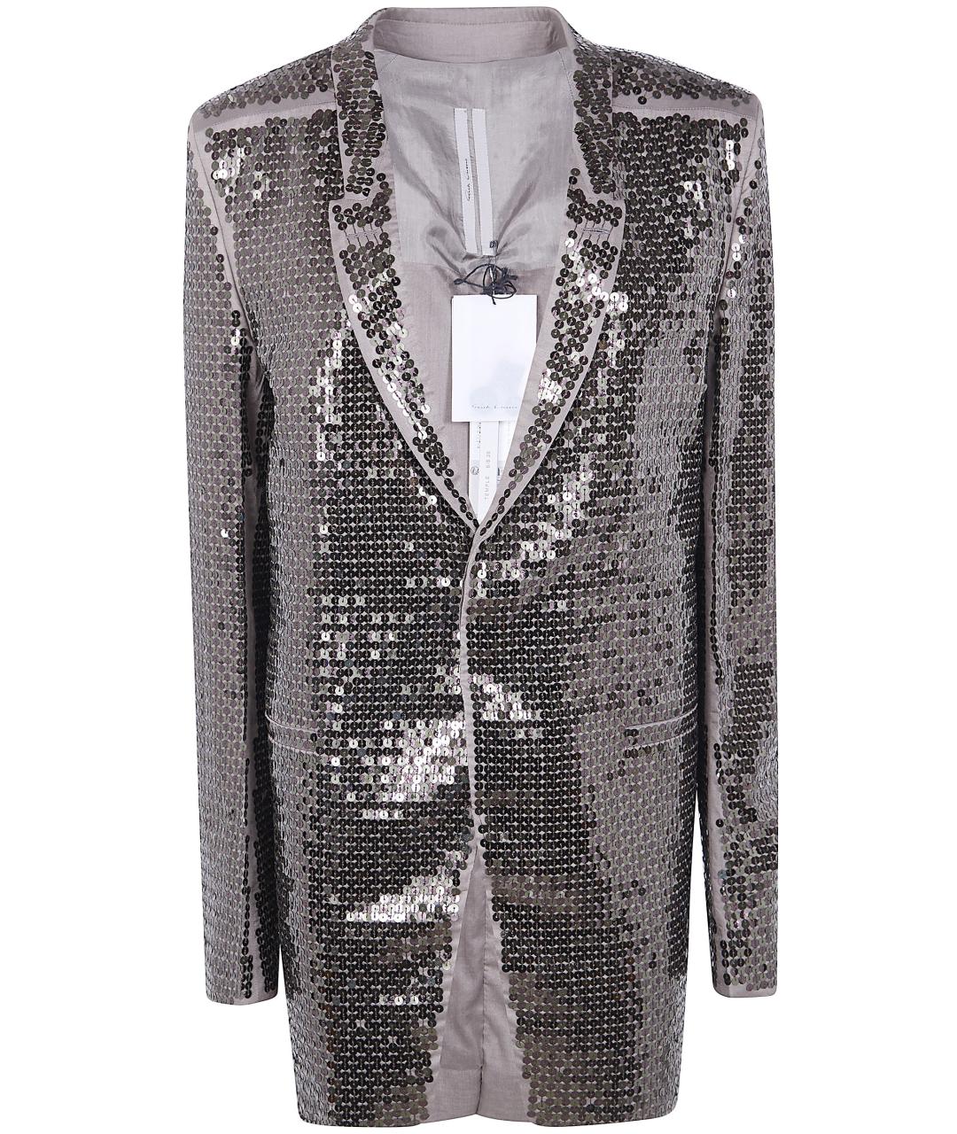 RICK OWENS Серый жакет/пиджак, фото 1