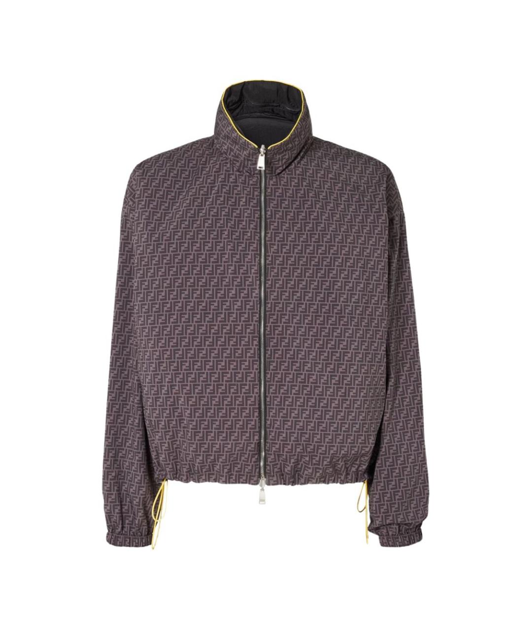 FENDI Черная полиамидовая куртка, фото 2